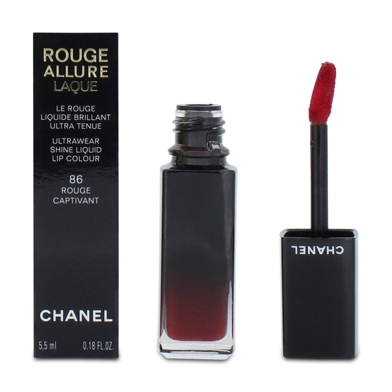 口紅 CHANEL ROUGE ALLURE LAQUE Chanel Rouge Allure Laque 86 | Red Liquid Lipstick