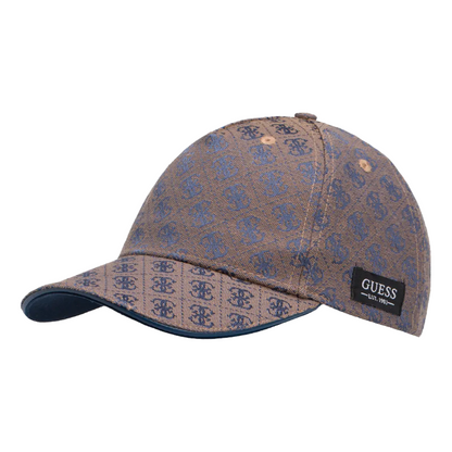 Guess Men's Blue & Brown Baseball Cap