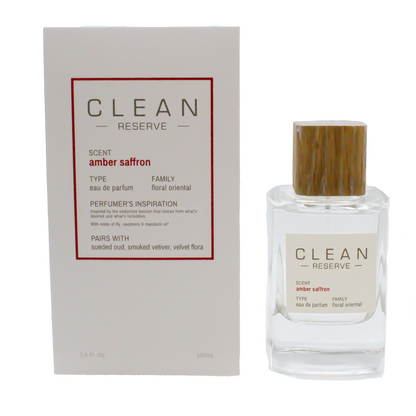 Clean Reserve Amber Saffron 100ml Eau De Parfum