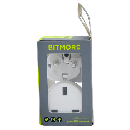 Bitmore Twin Pack UK/EU Plug Adaptor