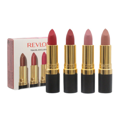 Revlon 4 Revlon Super Lustrous Matte Lipsticks