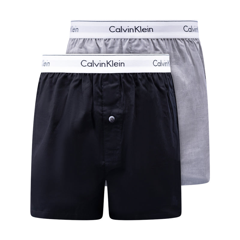 Calvin Klein Slim Fit Cotton Boxers | 2 Pack