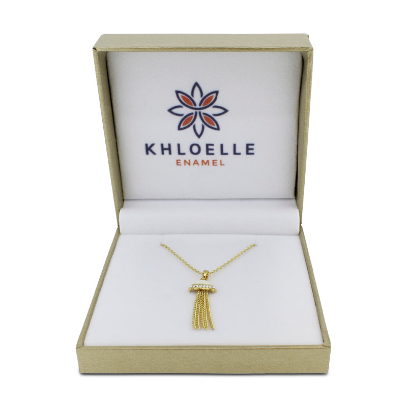 Khloelle Gold Jellyfish Necklace LC0070830