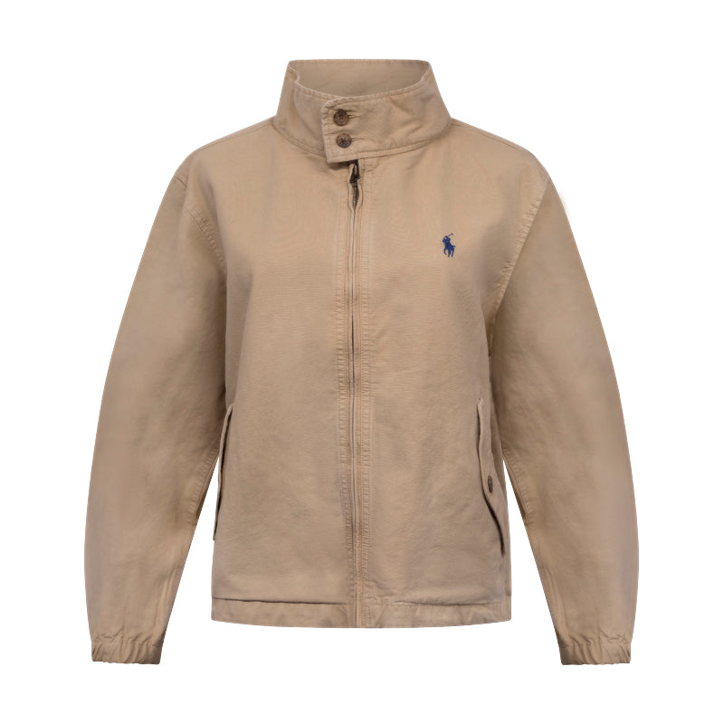 Ralph Lauren Polo Jacket | Cotton Canvas Khaki