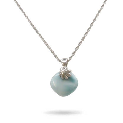 Marahlago Larimar Abril Sterling Silver Necklace 