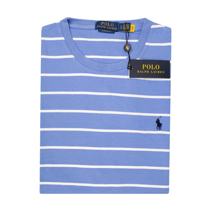 Ralph Lauren Classic Fit Striped Soft Cotton T-Shirt