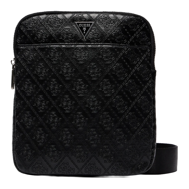 Guess Milano Crossbody Bag Flat Pouch Black 