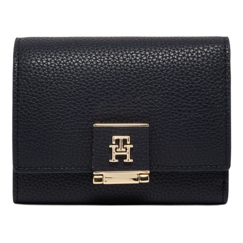 Tommy Hilfiger Heritage Medium Flap Wallet Navy Blue Women's