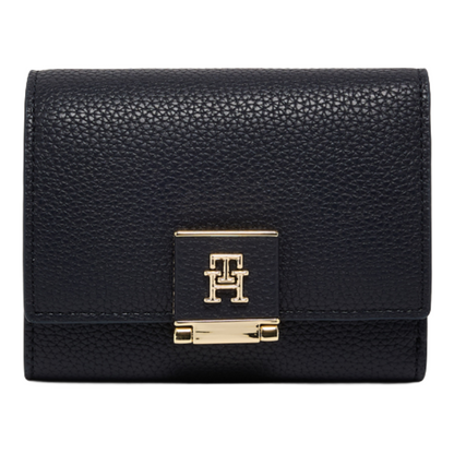 Tommy Hilfiger Heritage Medium Flap Wallet Navy Blue Women's