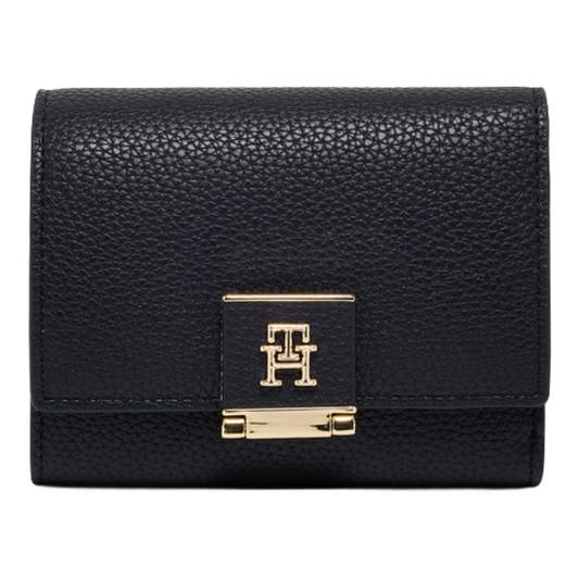 Tommy Hilfiger Heritage Medium Flap Wallet Navy Blue Women's