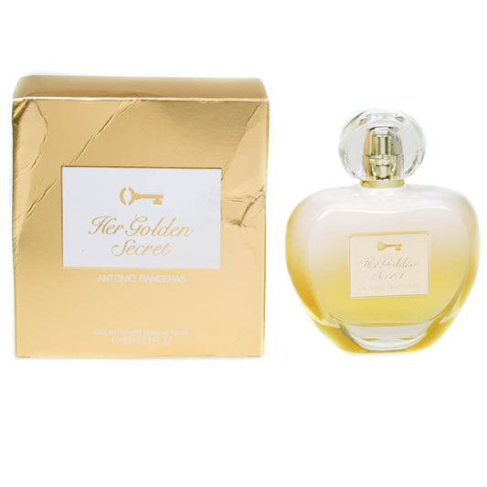 Antonio Banderas Her Golden Secret 80ml Eau De Toilette (Blemished Box)