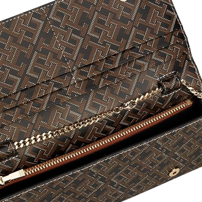 Tommy Hilfiger Monoplay Large Flap Purse With Chain Women's
