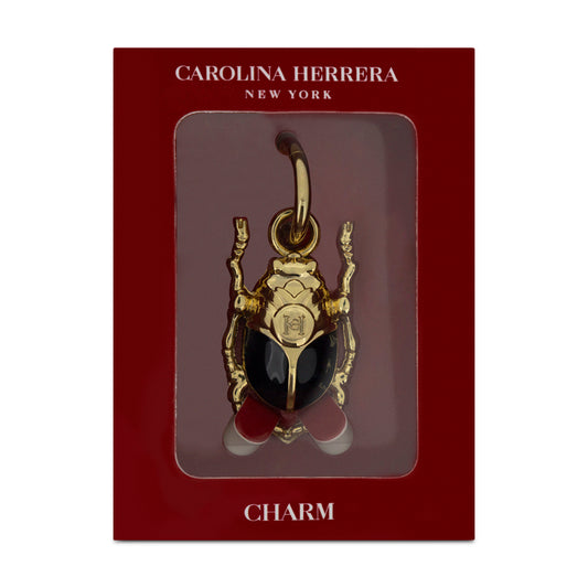 Carolina Herrera Black Beetle Charm