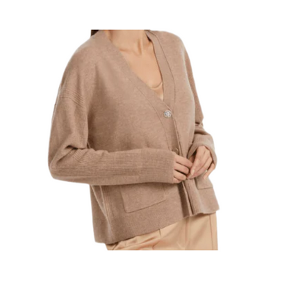 Marc Cain Women's Brown Wool Cashmere Knitted Cardigan