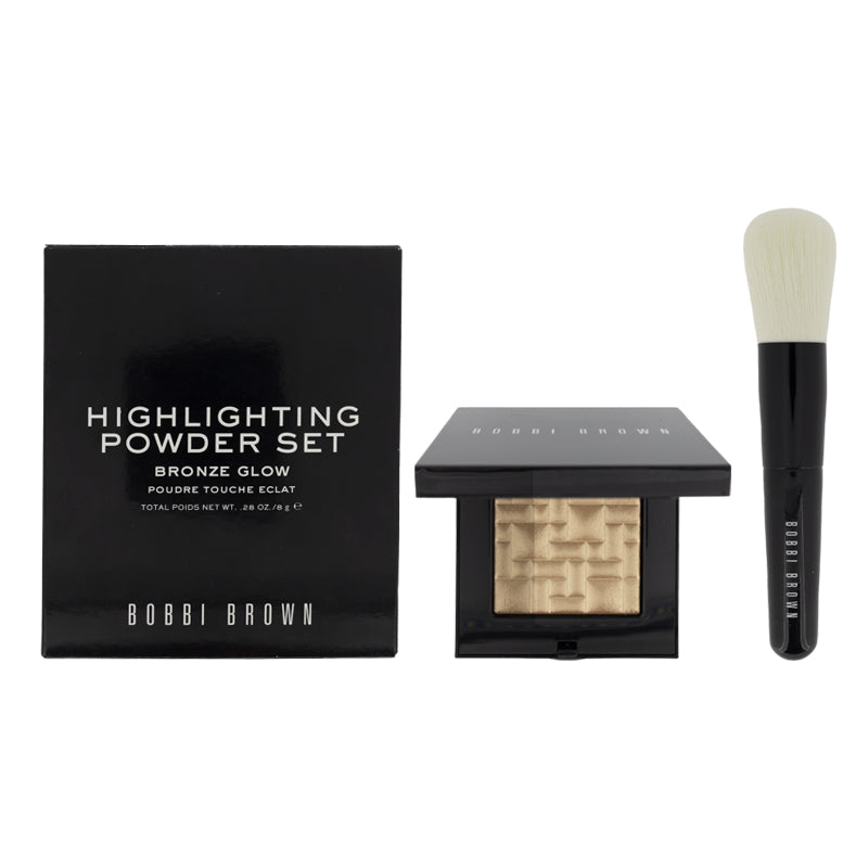 Bobbi Brown Highlighting Powder & Brush Set Bronze Glow