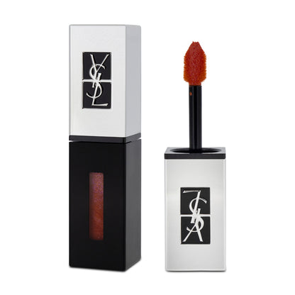 YSL Holographics Liquid Lipstick Stain 506 Orange Gaming (Blemished Box)