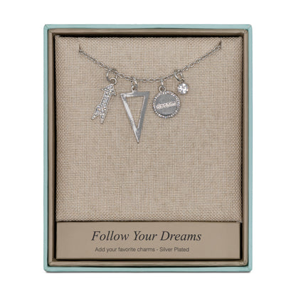 Lovita Silver Necklace Follow Your Dreams
