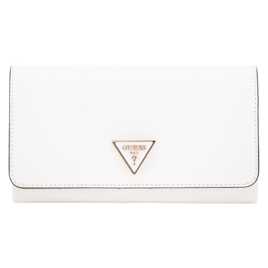 Guess Women's Noelle Mini Logo Chain Crossbody Bag White