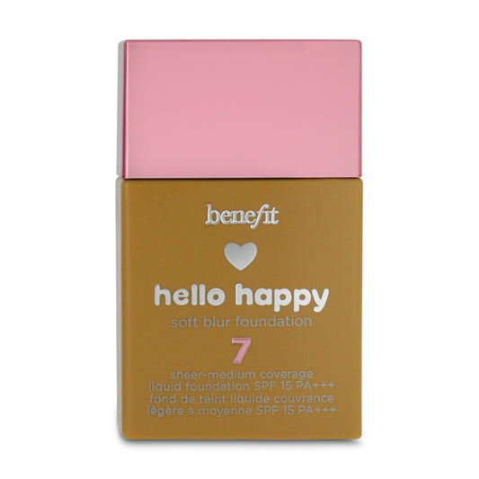 Benefit Hello Happy Soft Blur Liquid Foundation SPF15 7 30ml (Blemished Box)