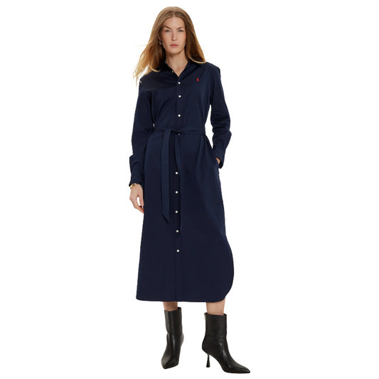 Ralph Lauren Polo Women's Shirt Dress Navy