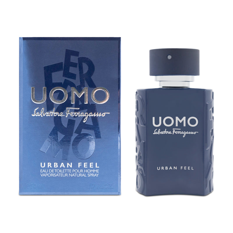 Salvatore Ferragamo Uomo Urban Feel 50ml Eau De Toilette (Blemished Box)