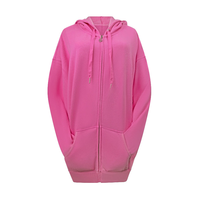 Victoria's Secret Graphic Dahlia Hoodie Hoodie Pink X Large