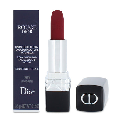 Dior Rouge Lip Balm 760 Favorite Matte Balm (Blemished Box)