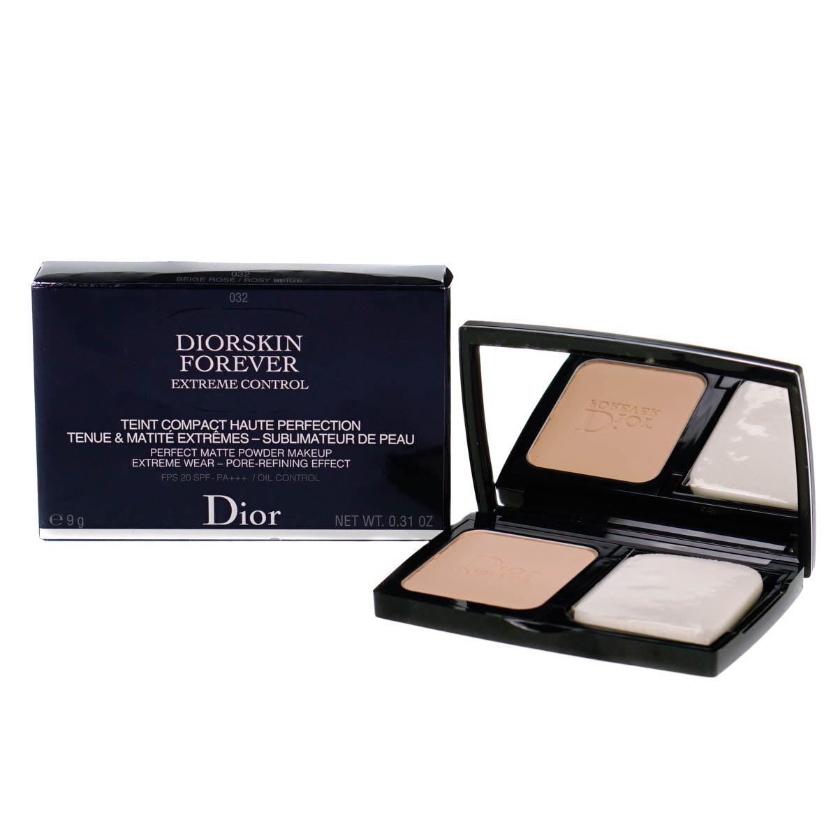Dior Matte Powder Foundation 032 Rosy Beige (Blemished Box)