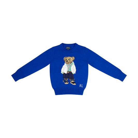 Ralph Lauren Polo Cotton Cashmere Jumper Blue