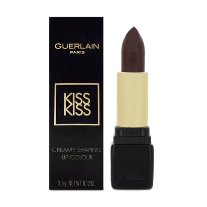 Guerlain KissKiss Lipstick 569 West Wood Brown Red
