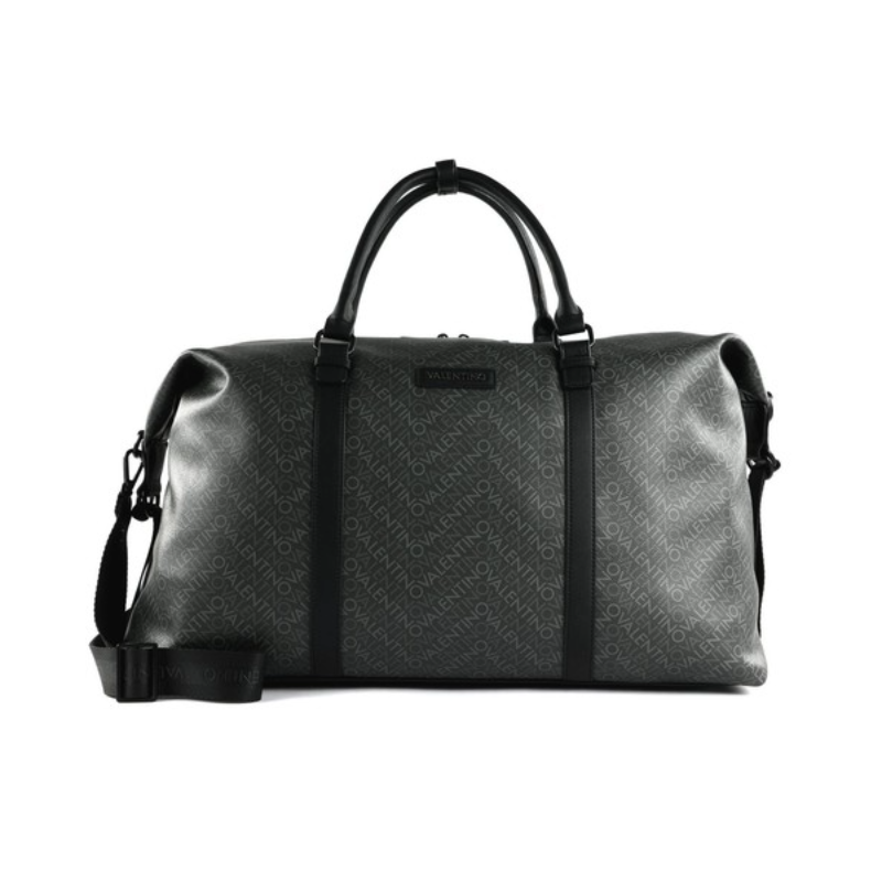 Mario Valentino Tyrone Large Duffel Weekend Bag Black