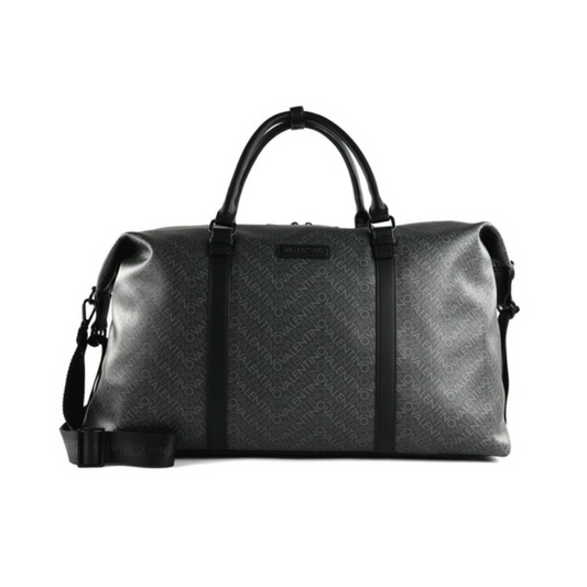 Mario Valentino Tyrone Large Duffel Weekend Bag Black