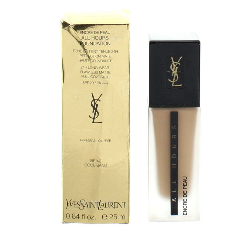 YSL All Hours Foundation BR40 Cool Sand 25ml (Blemished Box)
