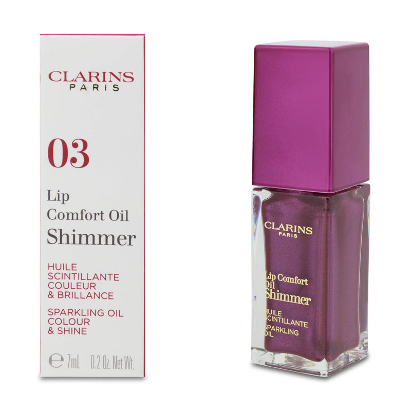 Clarins Lip Comfort Oil Shimmer 03 Funky Raspberry 