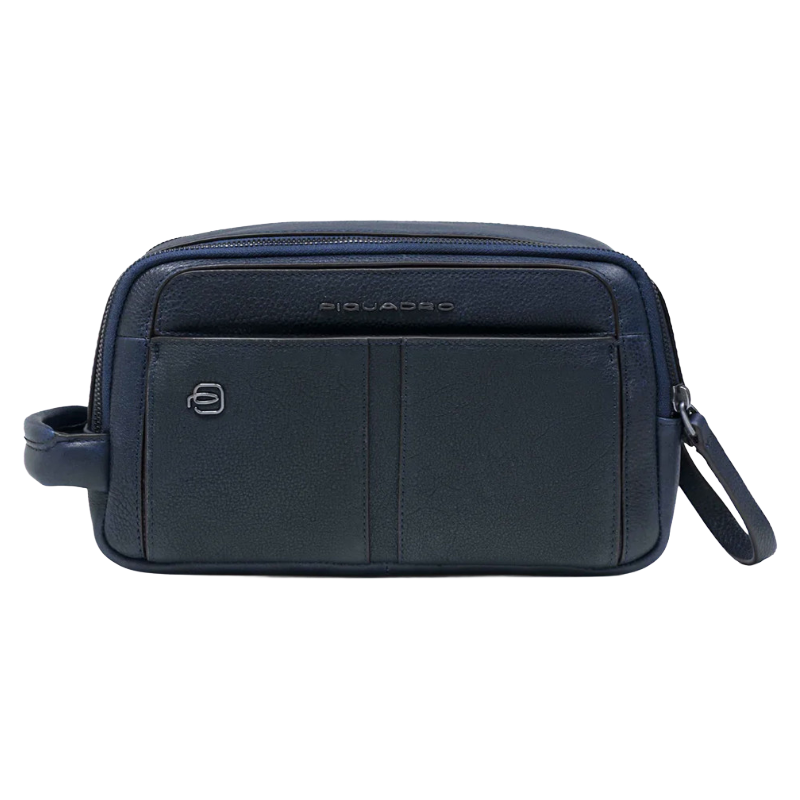 Piquadro Cosmetic Toiletry Bag Navy Blue BY6021W130/BLU