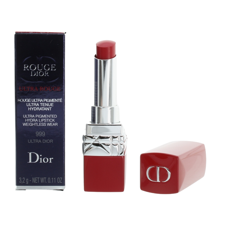 Dior Rouge Red Lipstick Ultra Rouge 999 Ultra Dior