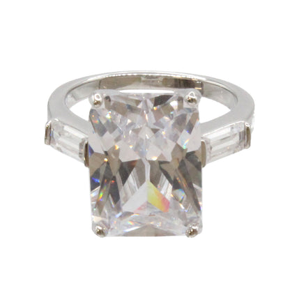 Adrian Buckley Pave Collection Square Crystal Ring CZR350S