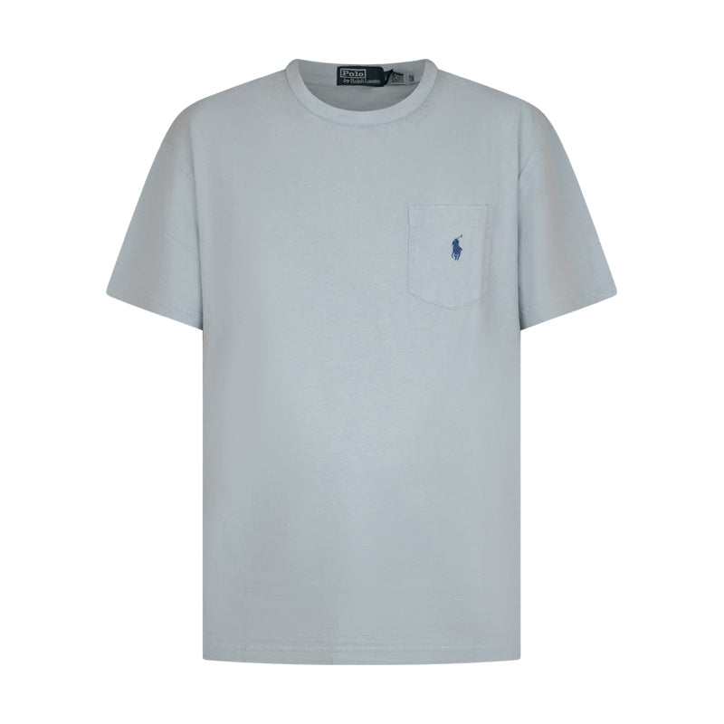 Ralph Lauren Polo Classic Fit Cotton Pocket T-Shirt Blue