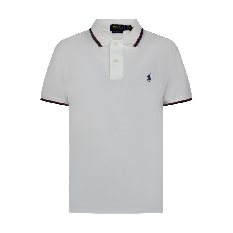 Ralph Lauren Polo | Slim Fit Mesh Shirt White