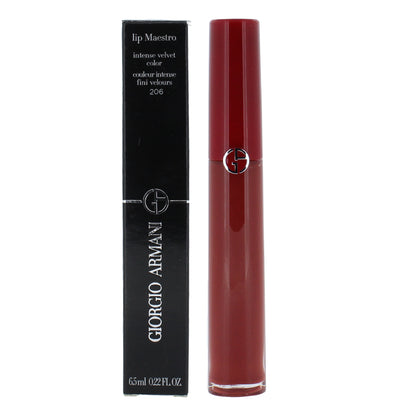 Giorgio Armani Lip Maestro Velvet Matte Nude Liquid Lipstick 206 Cedar 6.5ml