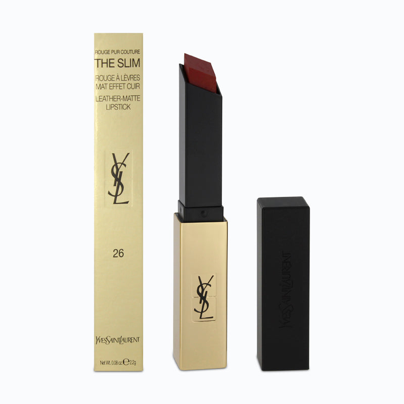 Yves Saint Laurent The Slim Leather-Matte Lipstick 26 (Blemished Box)