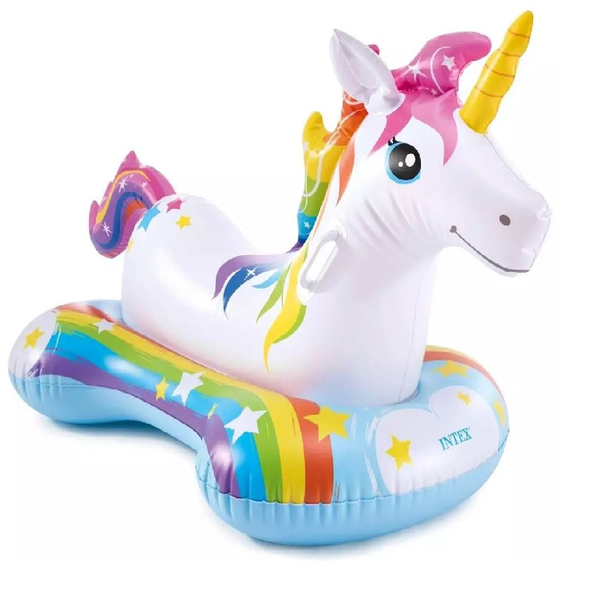 Intex Unicorn Ride On Inflatable Swimming Pool Toy Float