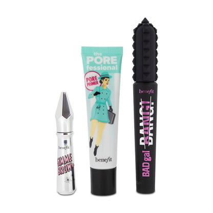 Benefit Top Trip Beauty Make Up Set Primer Mascara & Brow Gel