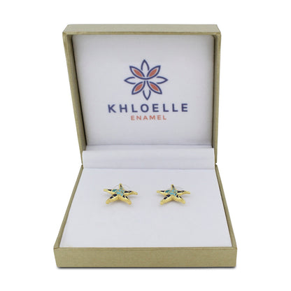 Khloelle Gold Starfish Earings LC0070865