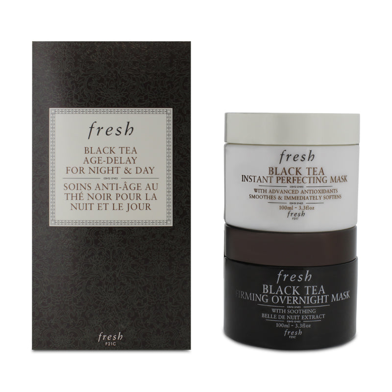 Fresh Black Tea Face Mask For Night & Day 2 x 100ml (Clearance)