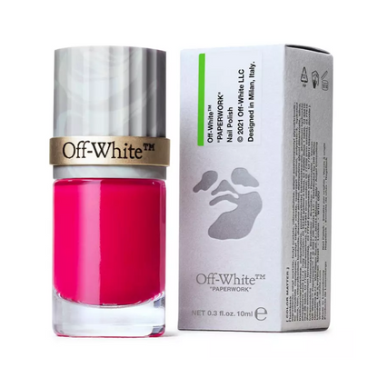 Off-White Paperwork Nail Polish Paint Flashback