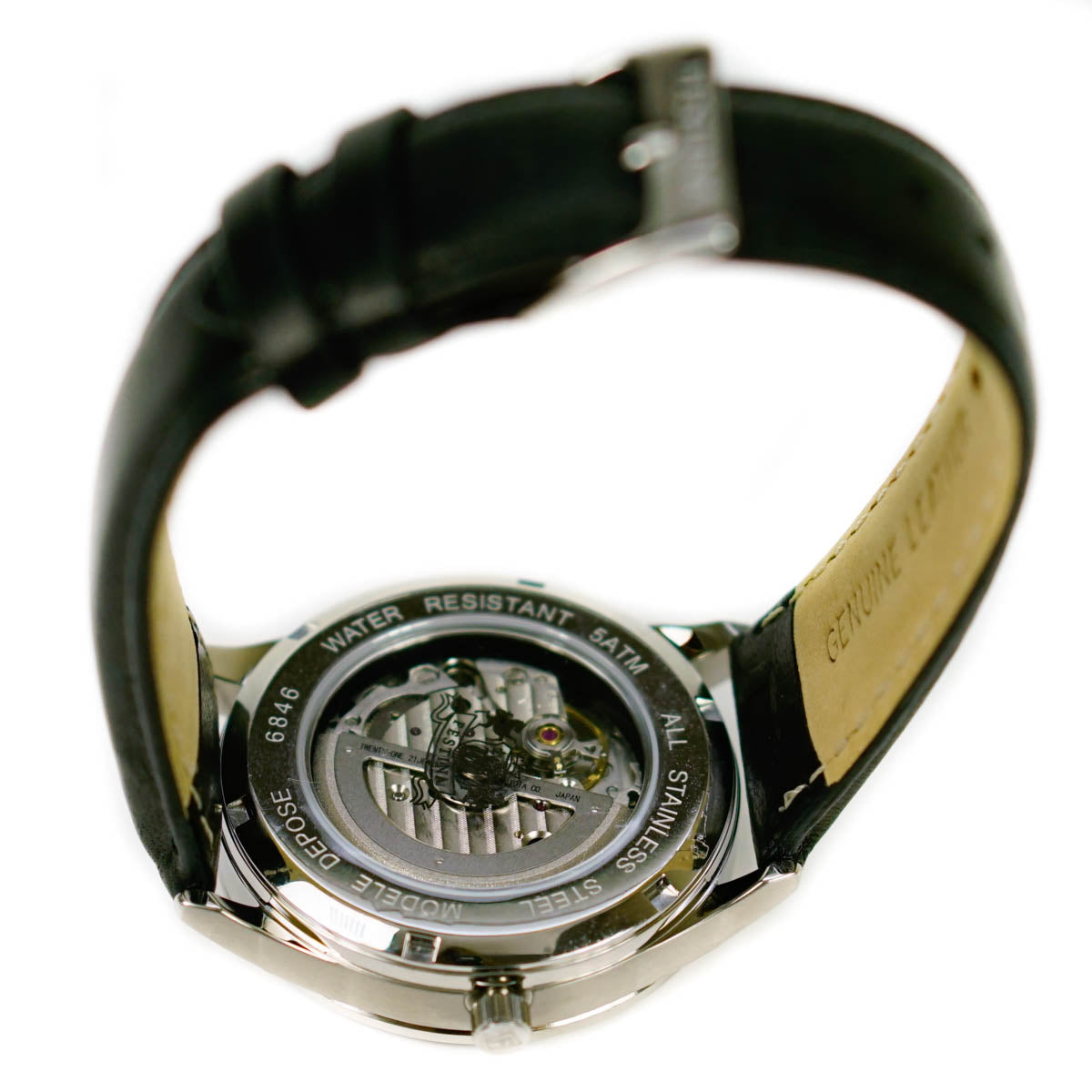 Festina Automatic Black Leather Watch F6846-4