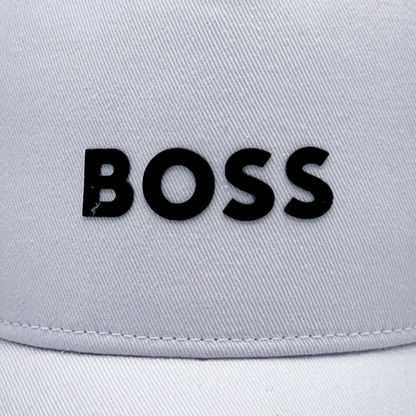 Hugo Boss White Cotton Kid's Baseball Cap