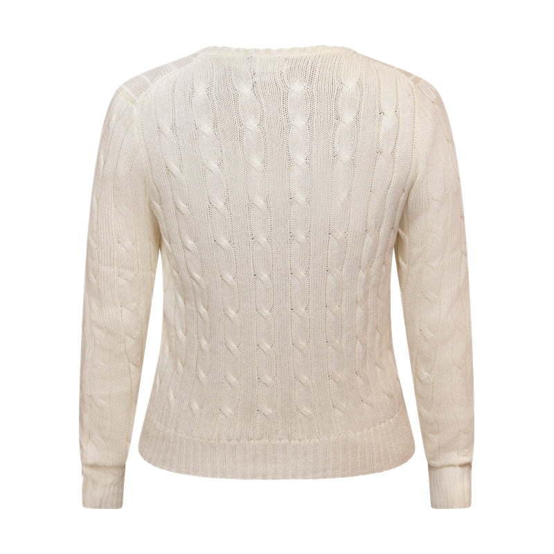 Ralph Lauren Polo Cotton Jumper Cream