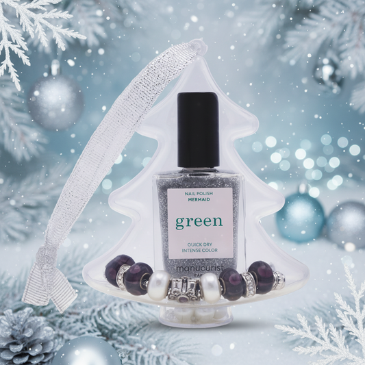 Manucurist Mermaid Glitter Nail Polish | Christmas Bauble